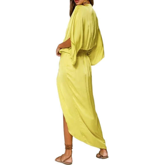 Young Fabulous & Broke Siren Twist Maxi Dress in ZEST - Picture 4 of 6
